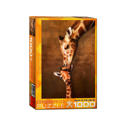 Eurographics Giraffe Mothers Kiss Jigsaw Puzzle 1000 Pieces (EUR60301)