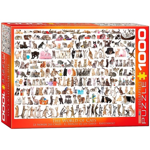 World Of Cats Puzzle 1000pcs (EUR60580)
