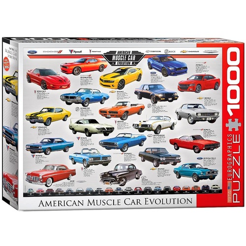Muscle Car Evolution Puzzle 1000pcs (EUR60682)