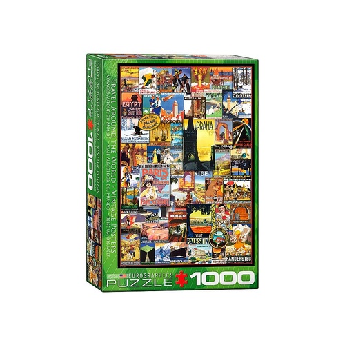 Travel Around The World Puzzle 1000pcs (EUR60755)