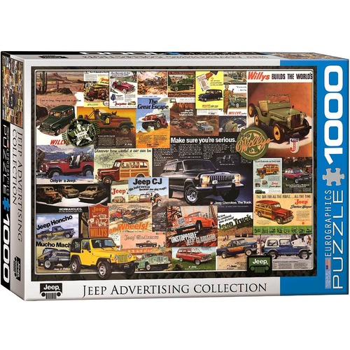 Jeep Advertising Collection Puzzle 1000pcs (EUR60758)