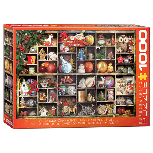 Eurographics Christmas Ornaments Jigsaw Puzzle 1000 Pieces (EUR60759)
