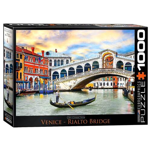 Eurographics Venice Rialto Bridge Jigsaw Puzzle 1000 Pieces (EUR60766)