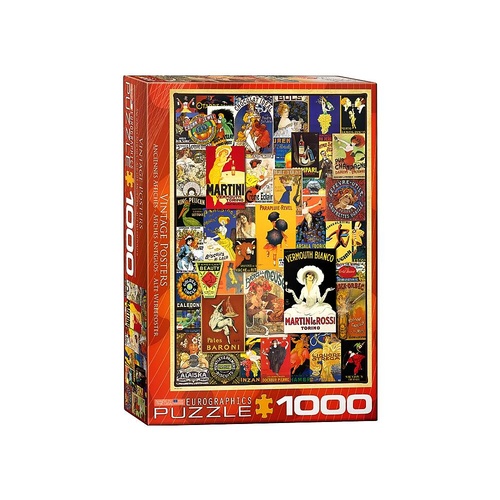 Variety Vintage Posters Puzzle 1000pcs (EUR60769)