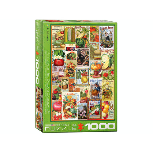 Eurographics Vegetables Seed Catalogue Jigsaw Puzzle 1000 Pieces (EUR60817)