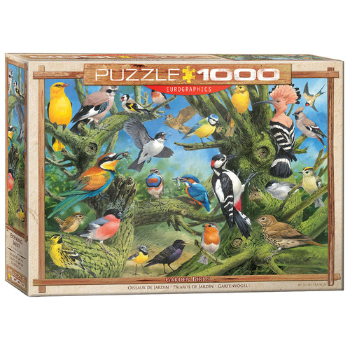Eurographics Garden Birds Jardin Jigsaw Puzzle 1000 Pieces (EUR60967)