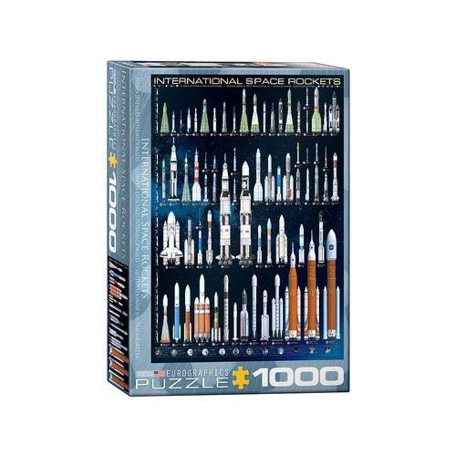 Eurographics International Space Rockets Jigsaw Puzzle 1000 Pieces (EUR61015)