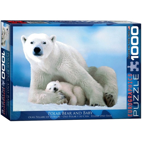 Polar Bear & Cubs 1000 Piece (EUR61198)