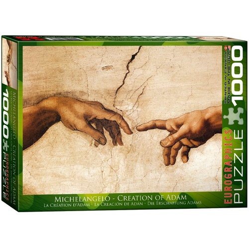 Eurographics Michelangelo Creation of Adam Jigsaw Puzzle 1000 Pieces (EUR62016)
