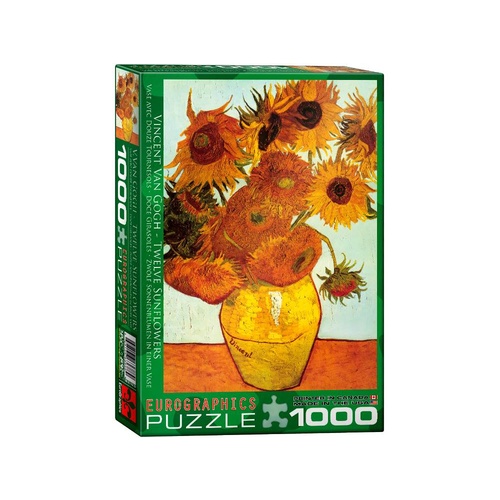 Van Gogh Twelve Sunflowers 1000 Piece (EUR63688)