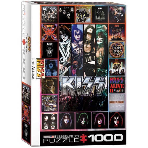 Kiss Discography Collage 1000pcs (EUR65305)