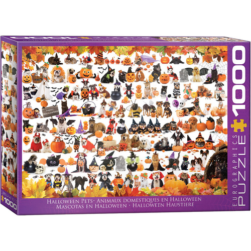 Eurographics Halloween Pets Jigsaw Puzzle 1000 Pieces