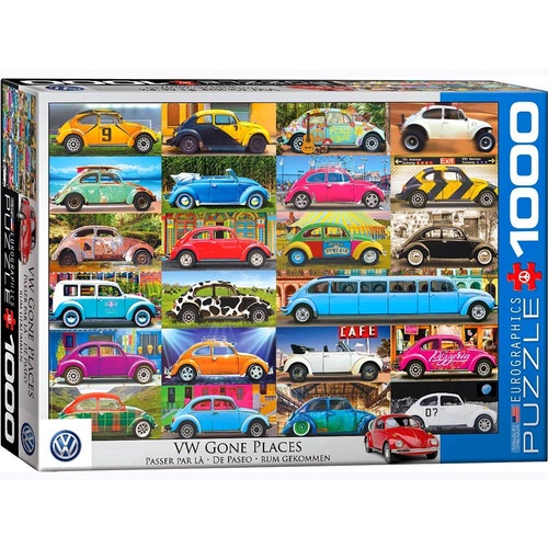 VolksWagen Beetle Gone Places 1000pcs (EUR65422)