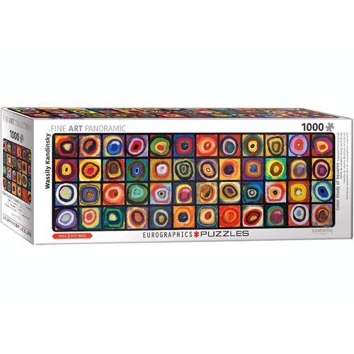 Eurographics Kandinsky Colour Squares Pano Jigsaw Puzzle 1000 Pieces (EUR65443)