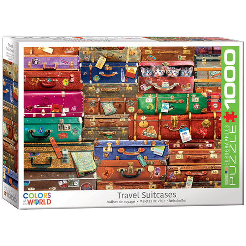 Eurographics Travel Suitcases Jigsaw Puzzle 1000 Pieces (EUR65468)