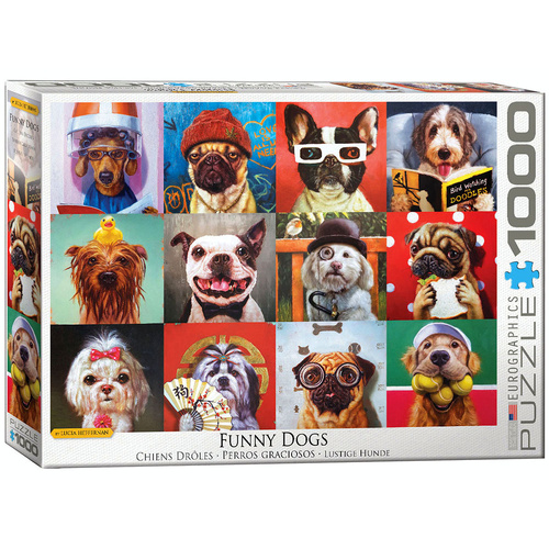 Eurographics Funny Dogs Jigsaw Puzzle 1000 Pieces (EUR65523)