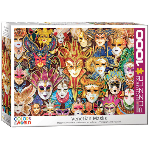 Eurographics Venetian Masks Jigsaw Puzzle 1000 Pieces (EUR65534)