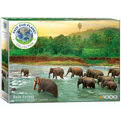 Eurographics Rainforest Jigsaw Puzzle 1000 Pieces (EUR65540)