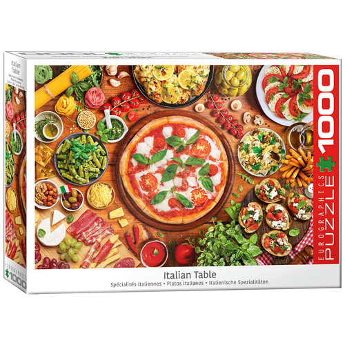 Eurographics Italian Table Jigsaw Puzzle 1000 Pieces (EUR65615)