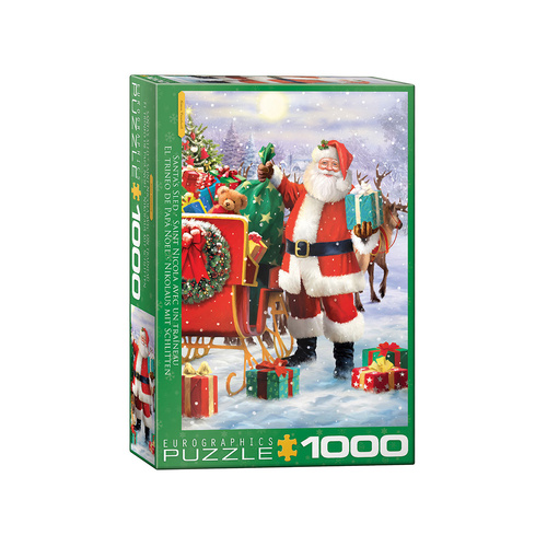 Eurographics Santa with Sled Jigsaw Puzzle 1000 Pieces (EUR65639)