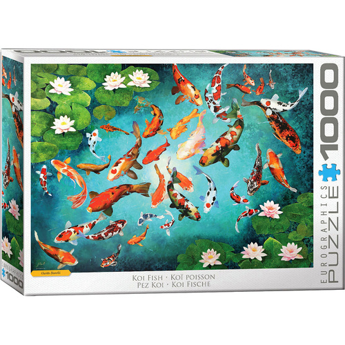 Eurographics Colourful Koi Fish Jigsaw Puzzle 1000 Pieces (EUR65696)