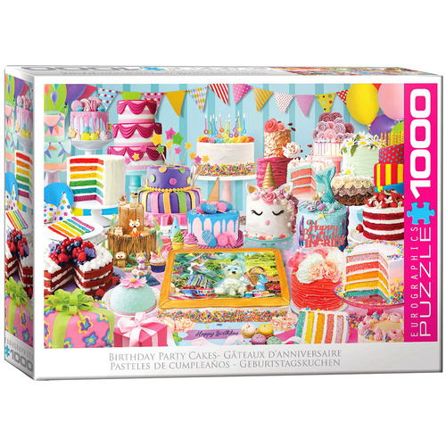 Eurographics Birthday Cake Party Jigsaw Puzzle 1000 Pieces (EUR65700)