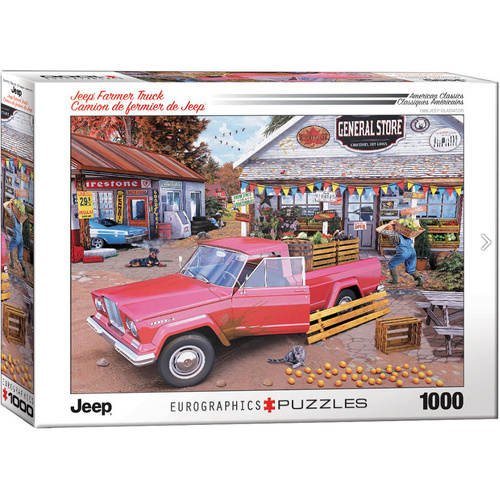 Eurographics Jeep Farmer Truck Jigsaw Puzzle 1000 Pieces (EUR65703)