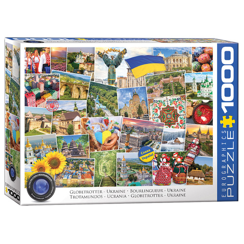 Eurographics Ukraine Globetrotter Jigsaw Puzzle 1000 Pieces (EUR65753)