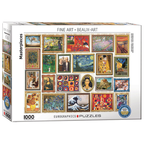 Eurographics Masterpiece Collection Jigsaw Puzzle 1000 Pieces (EUR65766)