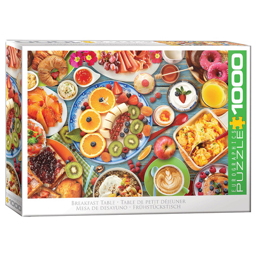 Eurographics Breakfast Table Jigsaw Puzzle 1000 Pieces (EUR65772)