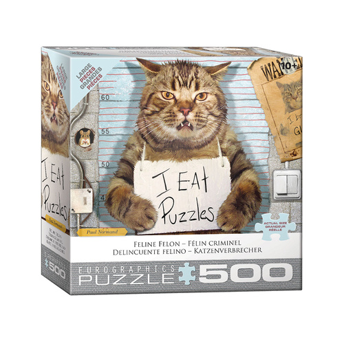 Eurographics Feline Felon Jigsaw Puzzle XL 500 Pieces (EUR65786)