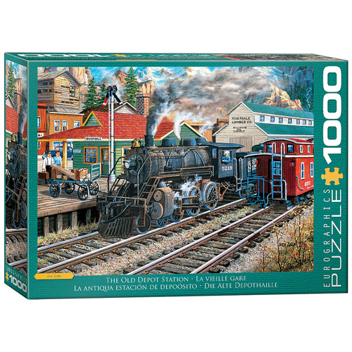Eurographics The Old Depot Station Jigsaw Puzzle 1000 Pieces (EUR65876)