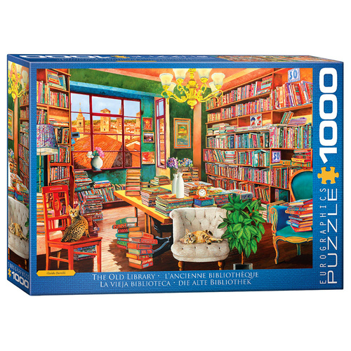 Eurographics The Old Library Jigsaw Puzzle 1000 Pieces (EUR65888)