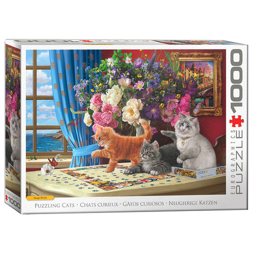 Eurographics Puzzling Cats Jigsaw Puzzle 1000 Pieces (EUR65914)