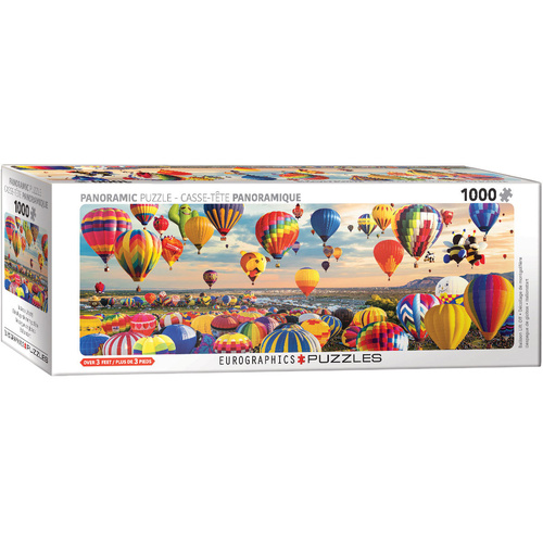 Eurographics Balloon Lift Off Panoramic Jigsaw Puzzle 1000 Pieces (EUR65923)