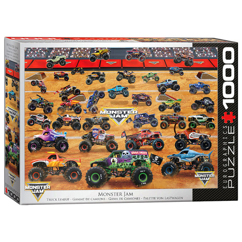 Eurographics Monster Jam Truck Lineup Jigsaw Puzzle 1000 Pieces (EUR65944)