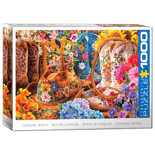 Eurographics Cowgirl Boots Jigsaw Puzzle 1000 Pieces (EUR65948)