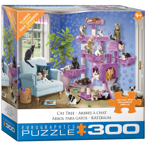 Eurographics Cat Tree Jigsaw Puzzle XL 300 Pieces