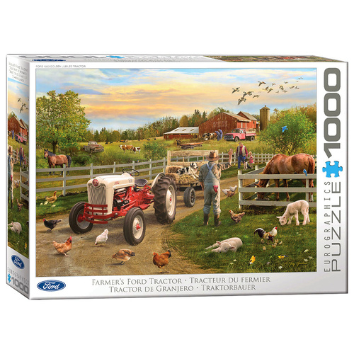 Eurographics Farmers Ford Tractor Jigsaw Puzzle 1000 Pieces (EUR66004)