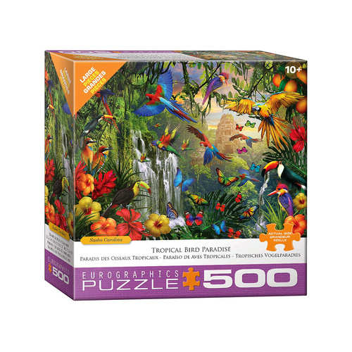 Eurographics Tropical Bird Paradise Large Pieces Jigsaw Puzzle 500pcs (EUR66006)