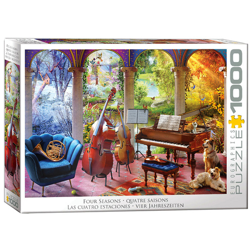 Eurographics Four Seasons of Music Jigsaw Puzzle 1000 Pieces (EUR66013)