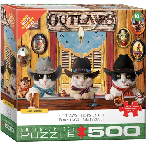 Eurographics Outlaws Jigsaw Puzzle Large 500 Pieces