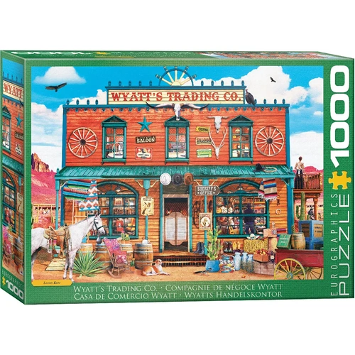 Eurographics Wyatt's Trading Co Jigsaw Puzzle 1000 Pieces