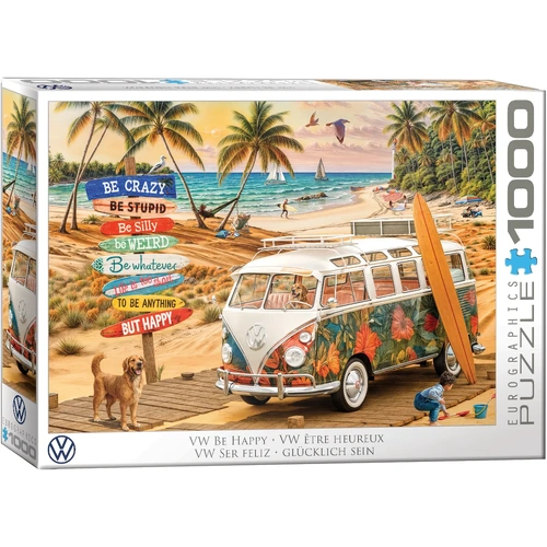 Eurographics VW Be Happy Jigsaw Puzzle 1000 Pieces