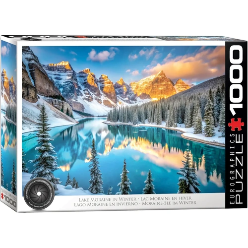 Eurographics Lake Morraine Winter Jigsaw Puzzle 1000 Pieces