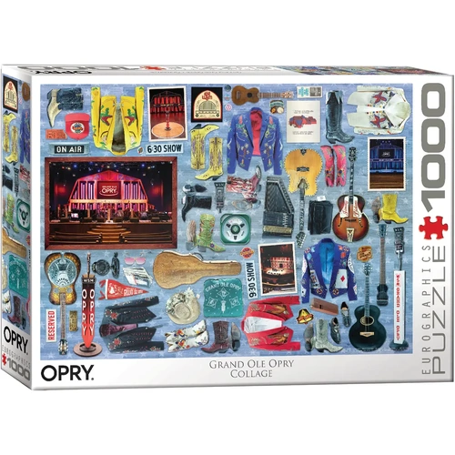 Eurographics Grand Ole Opry Collage Jigsaw Puzzle 1000 Pieces