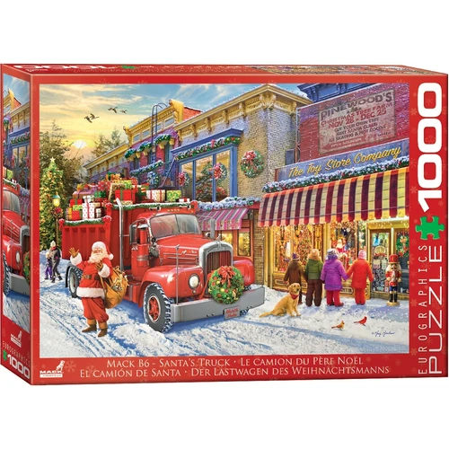 Eurographics Mack B6 Santa's Truck Jigsaw Puzzle 1000 Pieces