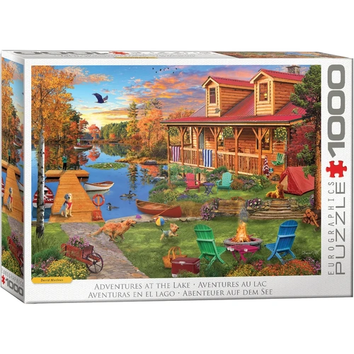 Eurographics Adventures at the Lake Jigsaw Puzzle 1000 Pieces