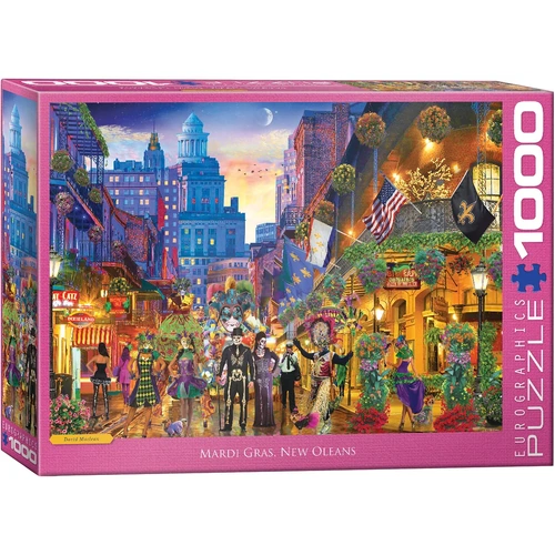 Eurographics Mardi Gra New Orleans Jigsaw Puzzle 1000 Pieces