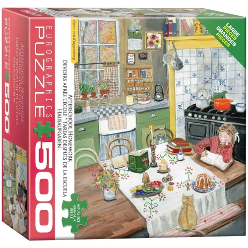 Eurographics Afterschool Homework Jigsaw Puzzle Large 500 Pieces